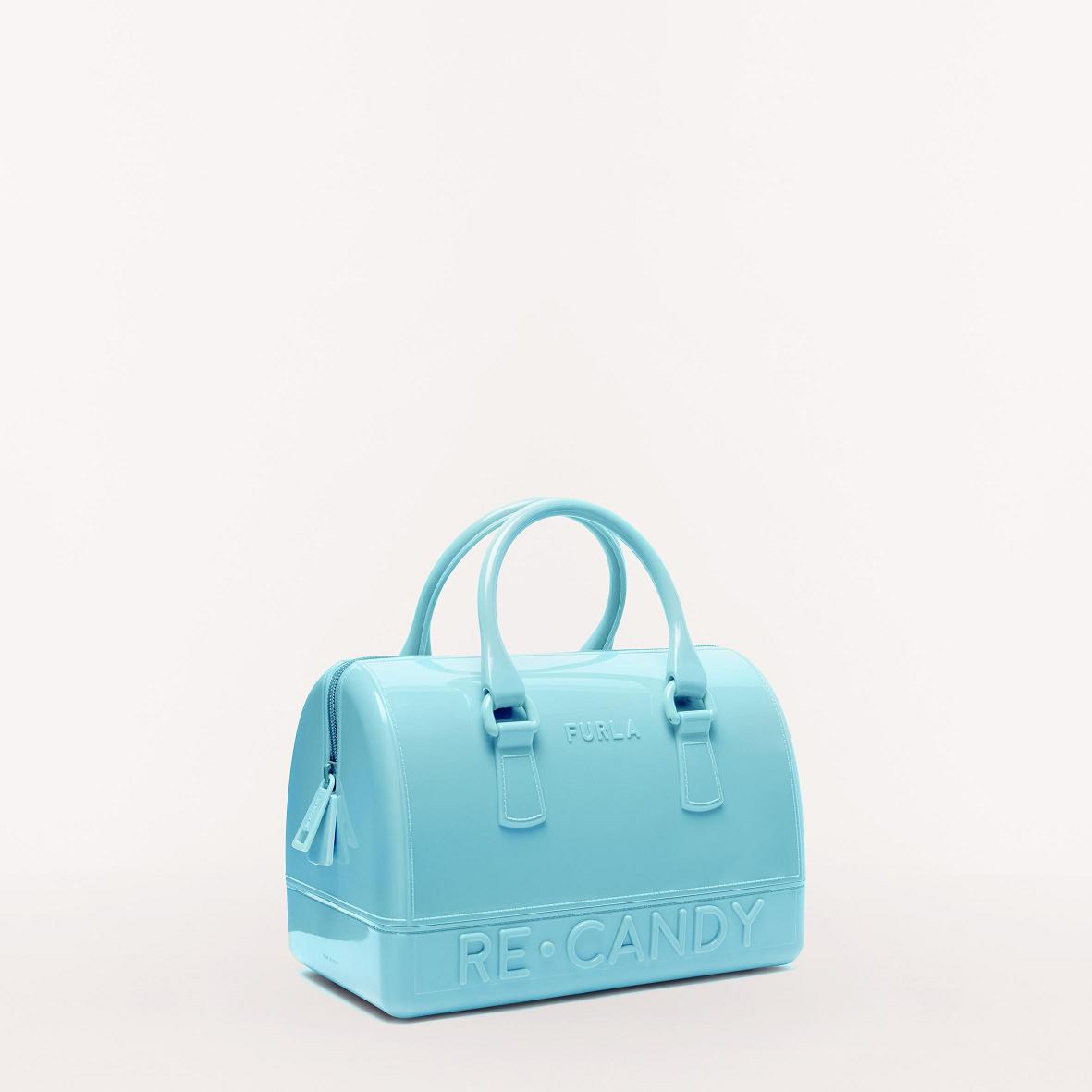 Furla Candy Tasker Udsalg - Håndtasker Dame Blå QRD032659